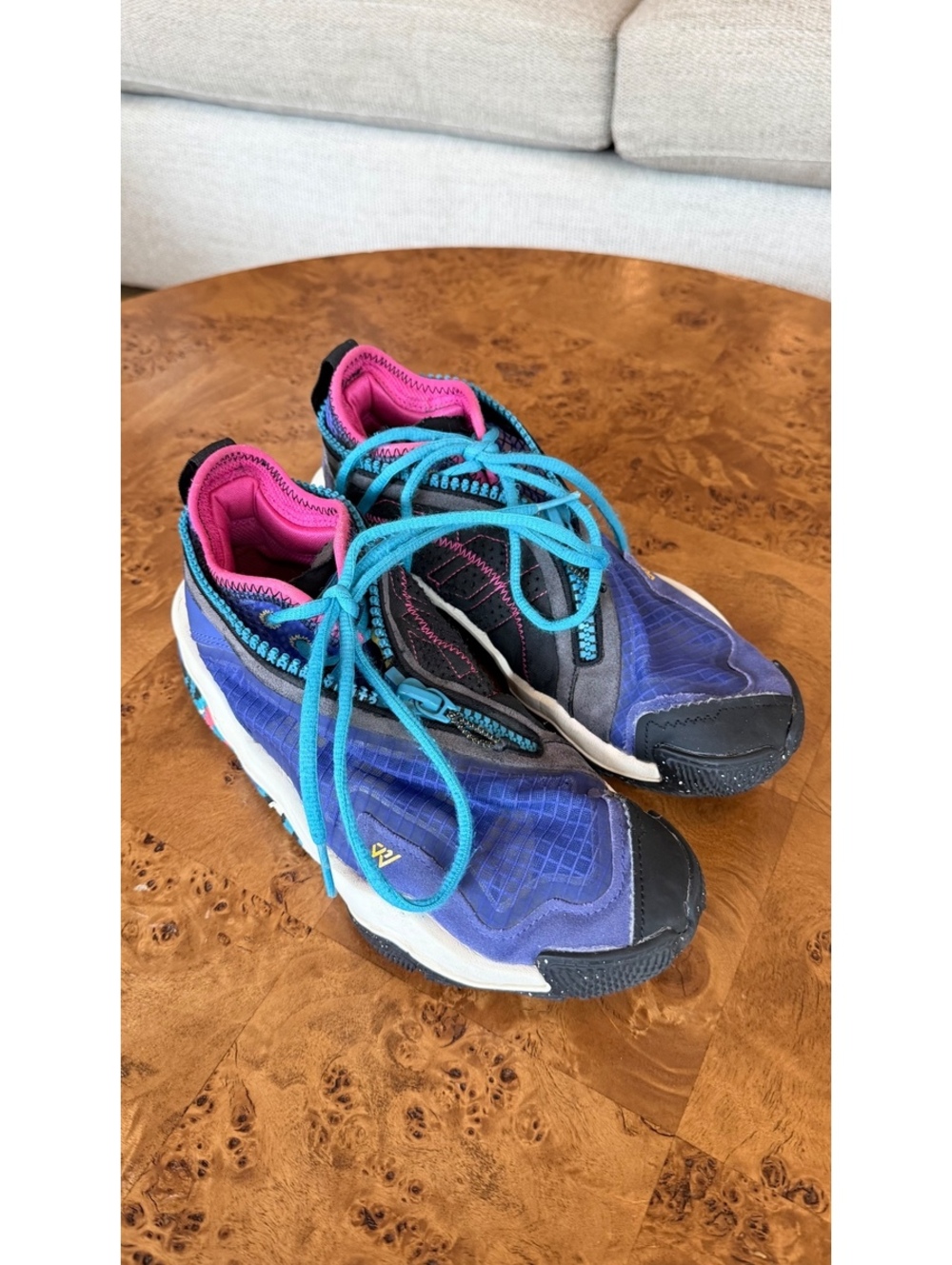 Jordan Why Not Zer0.4 Purple Blue Basketball Shoes